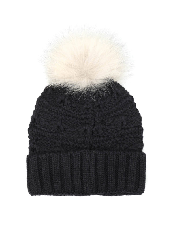 WOOLRICH: beanies online - Serenity knitted wool beanie
