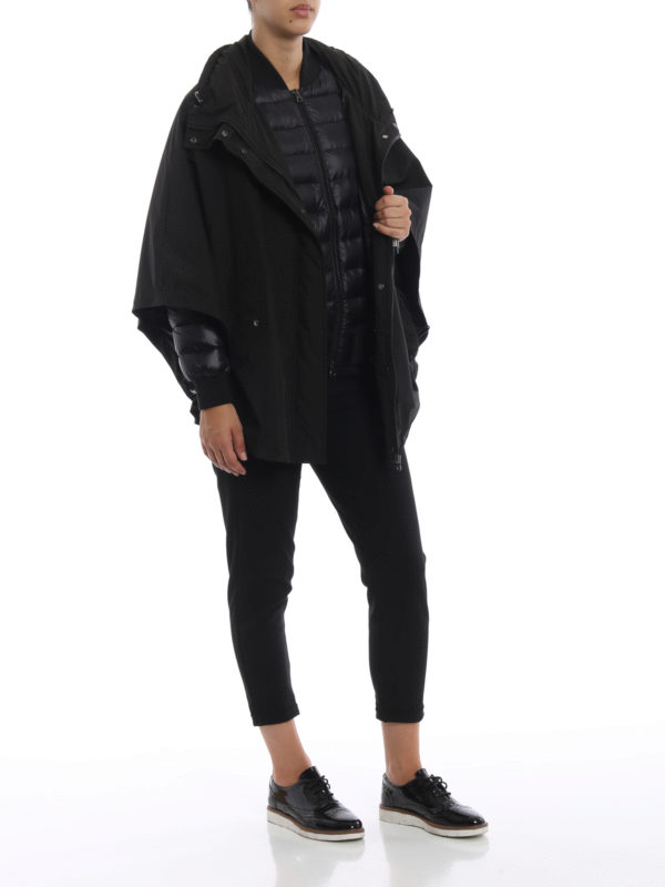 WOOLRICH: Capes &  Ponchos online - High collar cape with puffer inner jacket