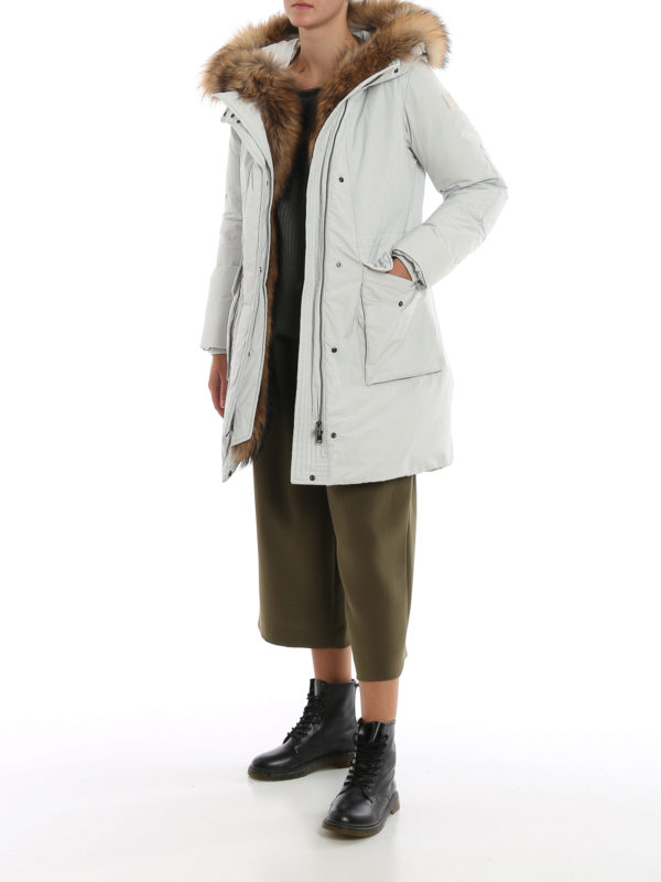 WOOLRICH: Lange Daunenmäntel online - Daunenmantel - Weiß