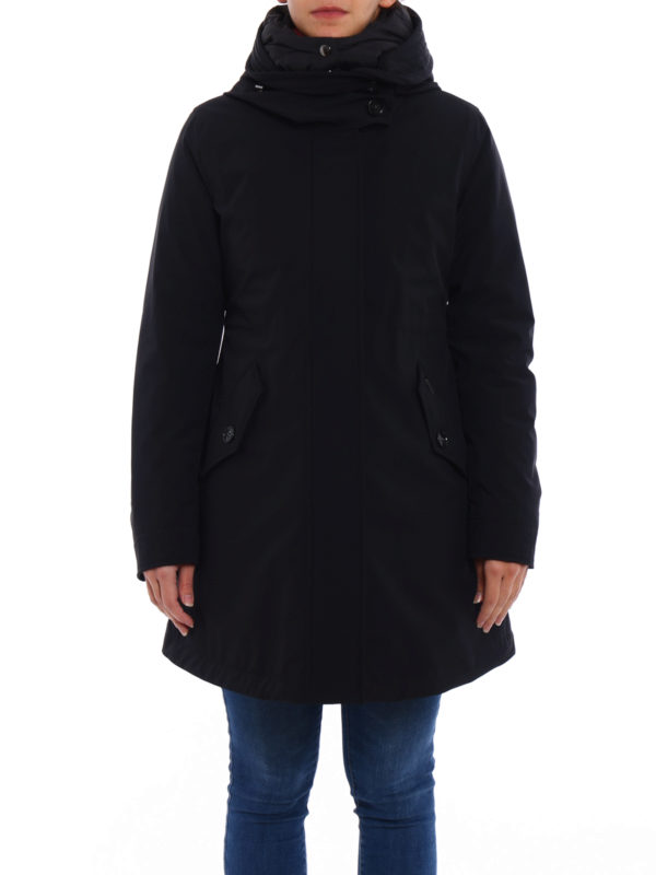 WOOLRICH: cappotti imbottiti online - Eskimo nylon stretch doppio strato