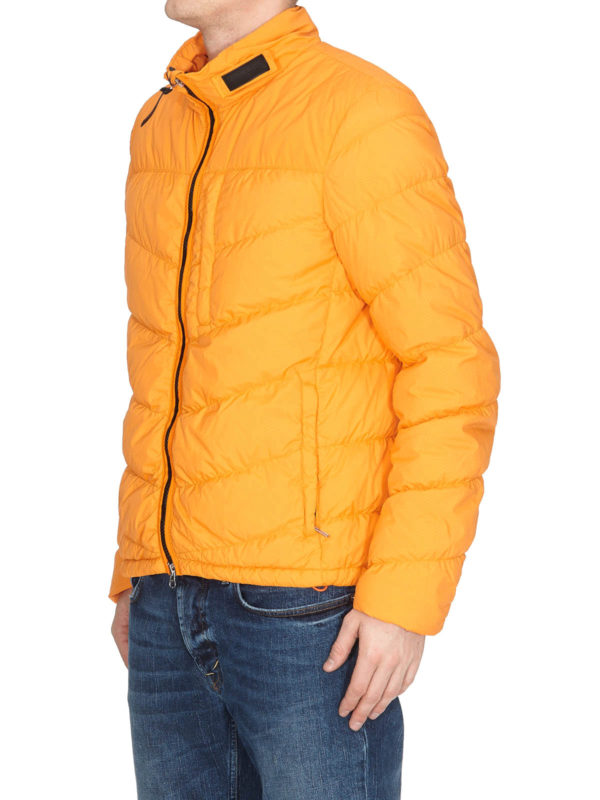 WOOLRICH: padded jackets online - Light orange puffer jacket