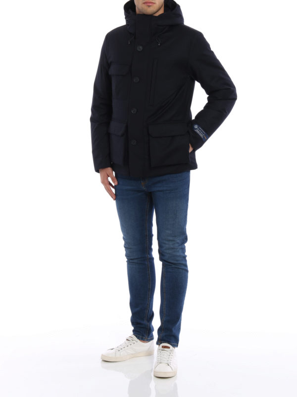 WOOLRICH: giacche imbottite online - Piumino Mountain in lana e seta