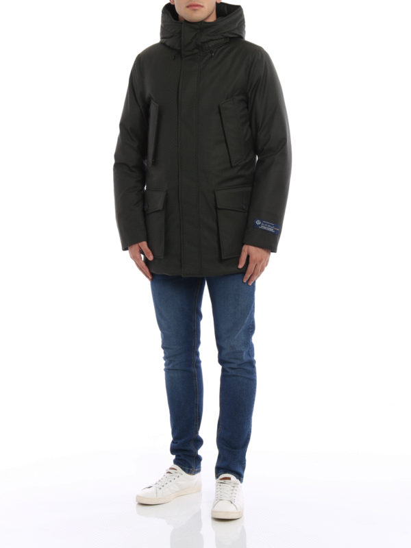 WOOLRICH: parka online - Parka Mountain in lana e seta