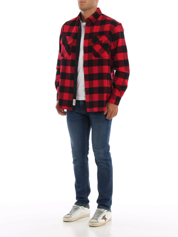 WOOLRICH: shirts online - Alaskan Buffalo check shirt