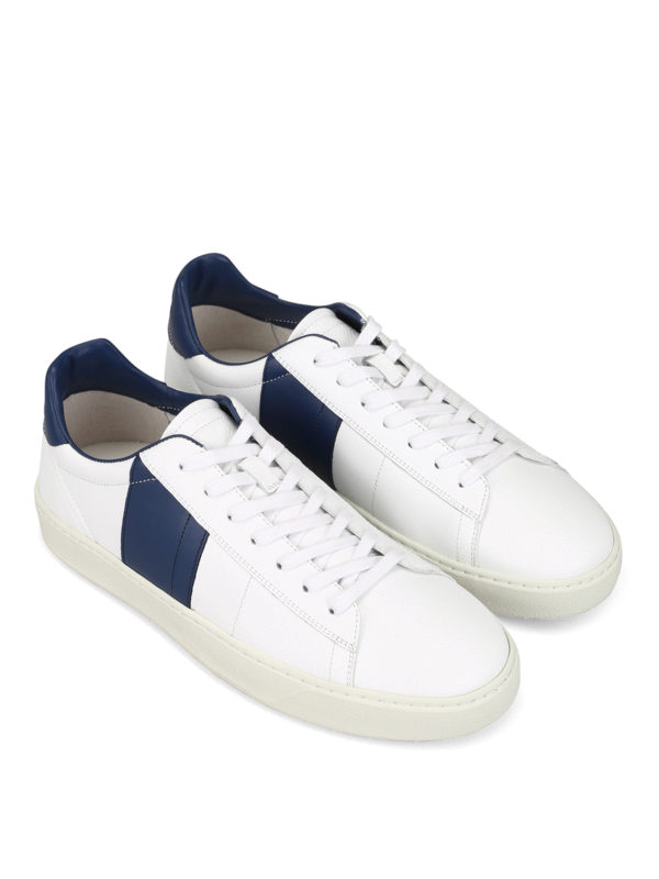 WOOLRICH: sneakers online - Sneaker basse in pelle bianca
