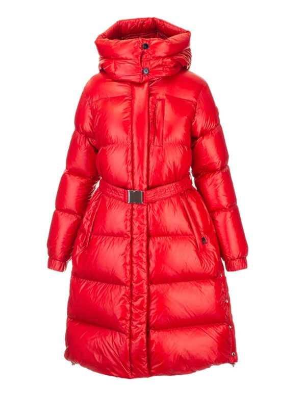 WOOLRICH: Lange Daunenmäntel - Parka - Rot