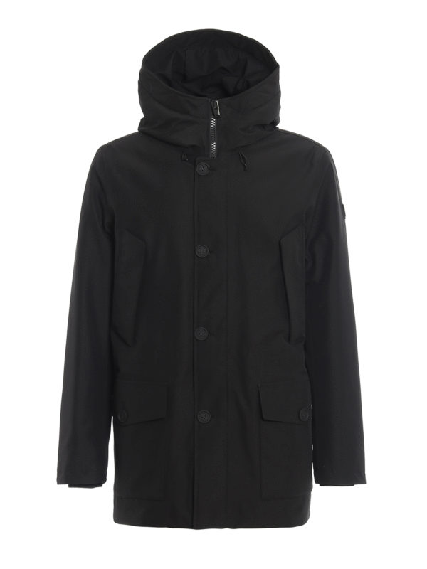 WOOLRICH: Manteaux rembourrés - Gtx Mountain Parka - Noir