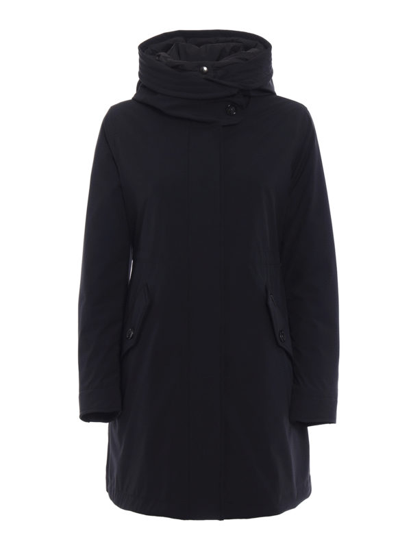 WOOLRICH: cappotti imbottiti - Eskimo nylon stretch doppio strato