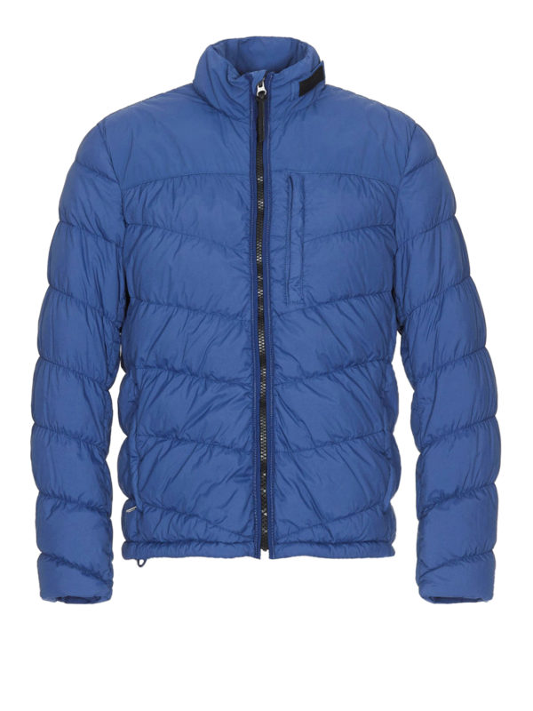 WOOLRICH: Kurze Daunenjacken - Daunenjacke - Blau