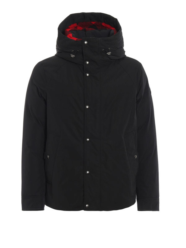 WOOLRICH: padded jackets - Boundry black padded jacket