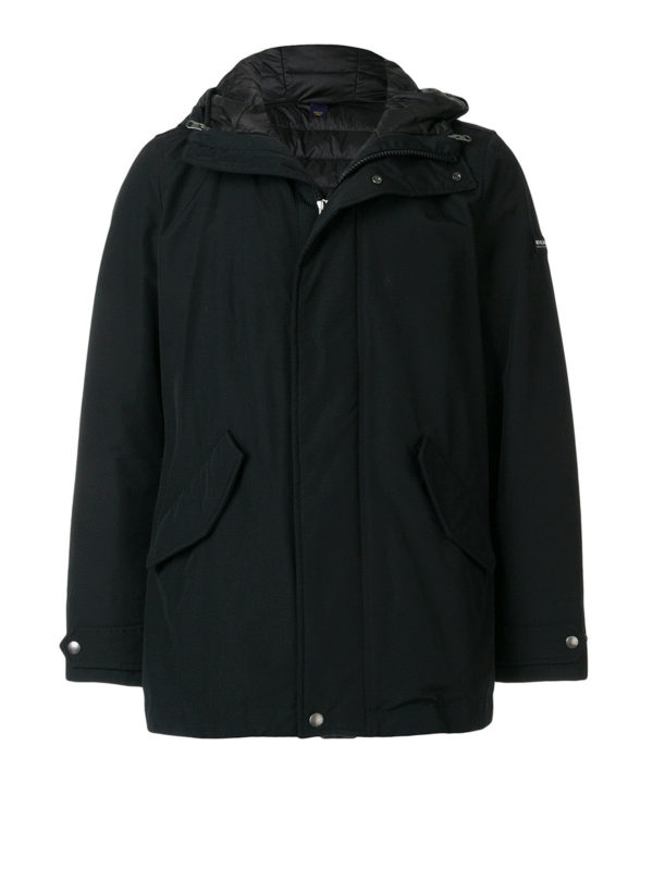 WOOLRICH: parkas - Black Long Military Eskimo