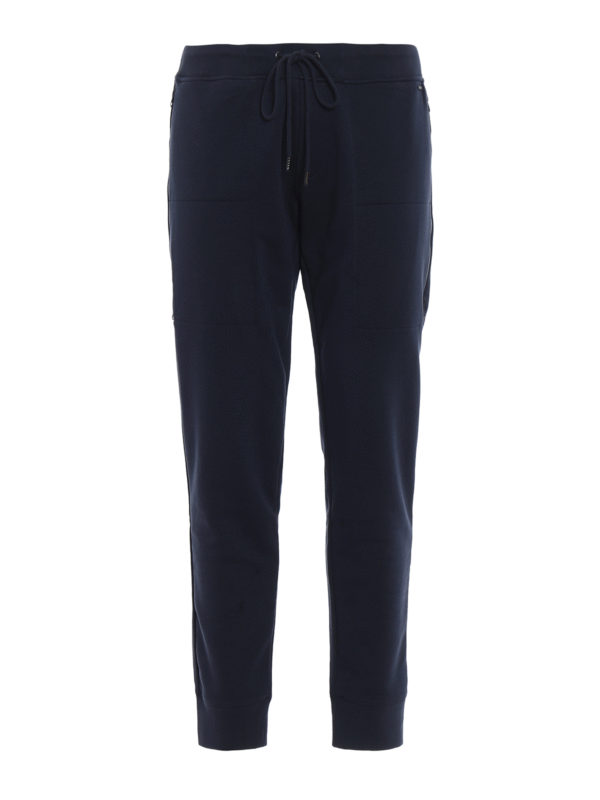 WOOLRICH: tracksuit bottoms - Double zip pocket cotton sweatpants
