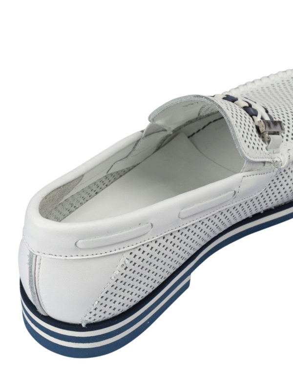 Mocassin  - Blanc shop online: BALDININI