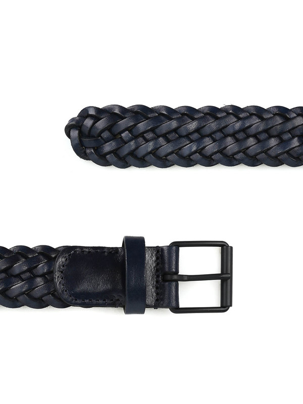 Woven leather belt shop online: Anderson