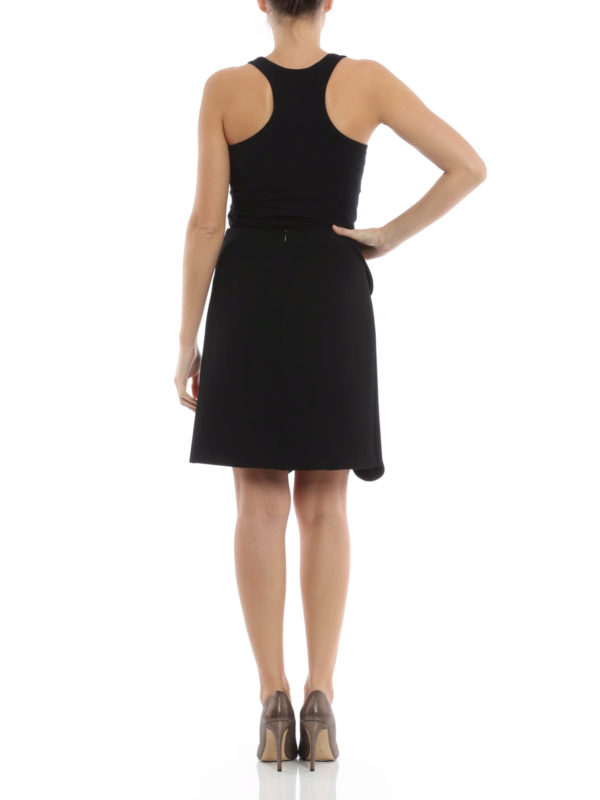 Wrap-effect mini skirt shop online: CARVEN