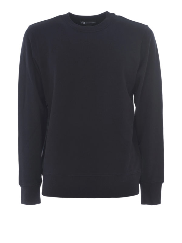 Y-3: Sweatshirts und Pullover - Sweatshirt - Schwarz