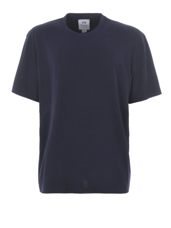 Y-3: t-shirt - T-shirt con stampa Y-3
