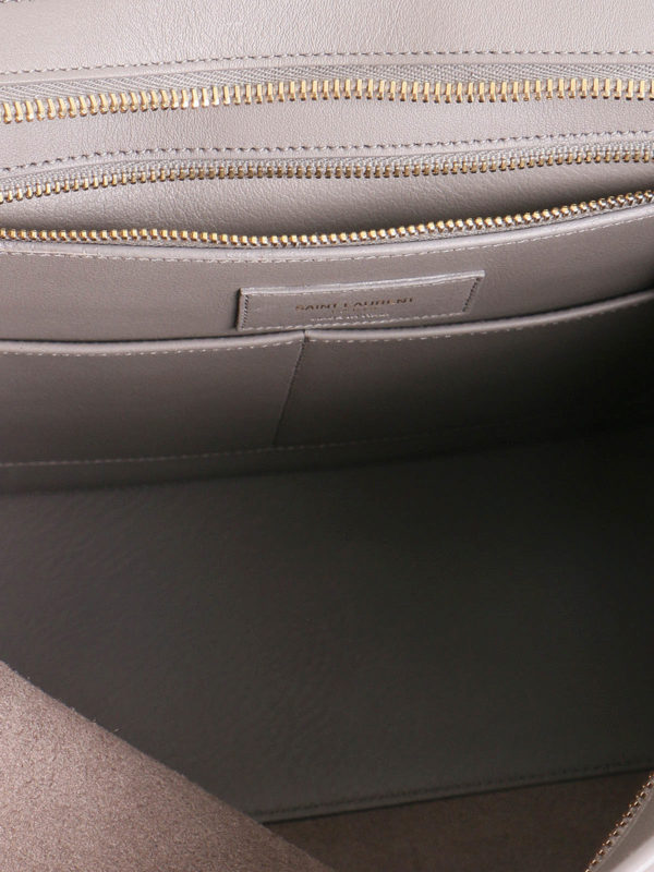 Handtasch Cabas - Hellgrau shop online: SAINT LAURENT