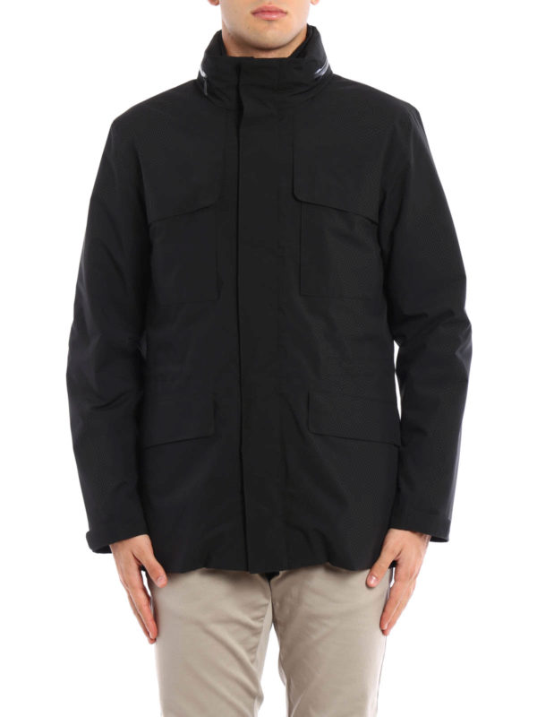 Z Zegna High-tech fabric padded jacket - Black | VL012ZZ142K09