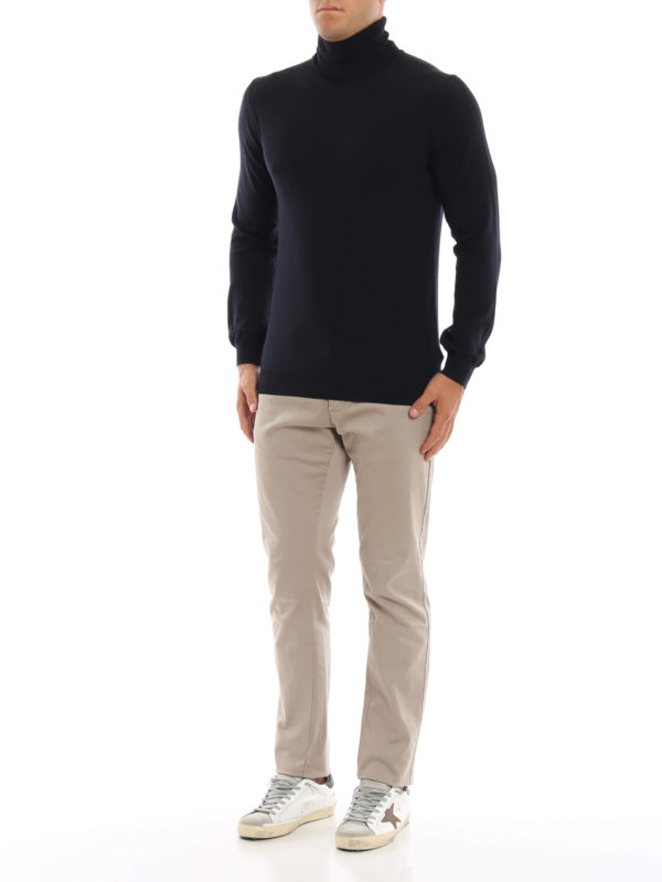 ZANONE: Rollkragenpullover  und Polo-Ausschnitt online - Rollkragenpullover - Dunkelblau