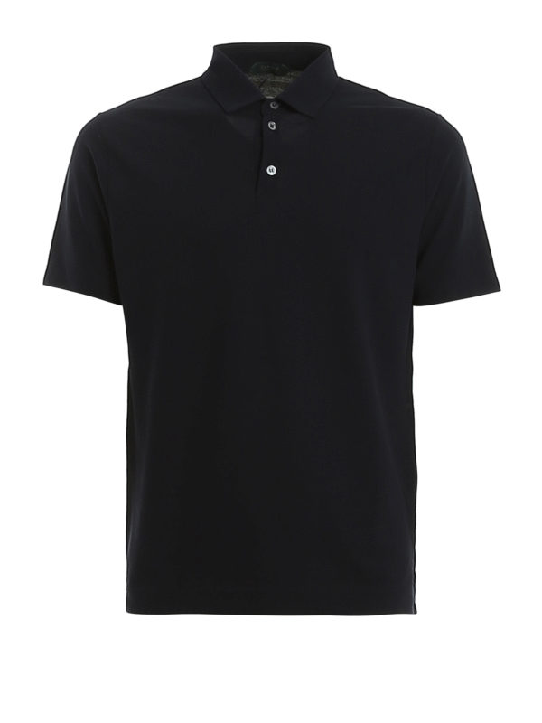ZANONE: polo shirts - Solid colour polo shirt