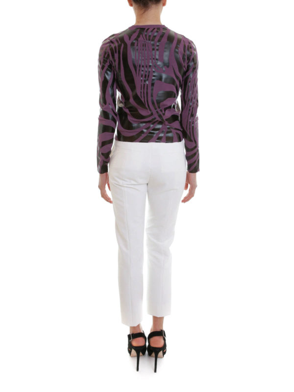Zebra pattern sweater shop online: VERSACE