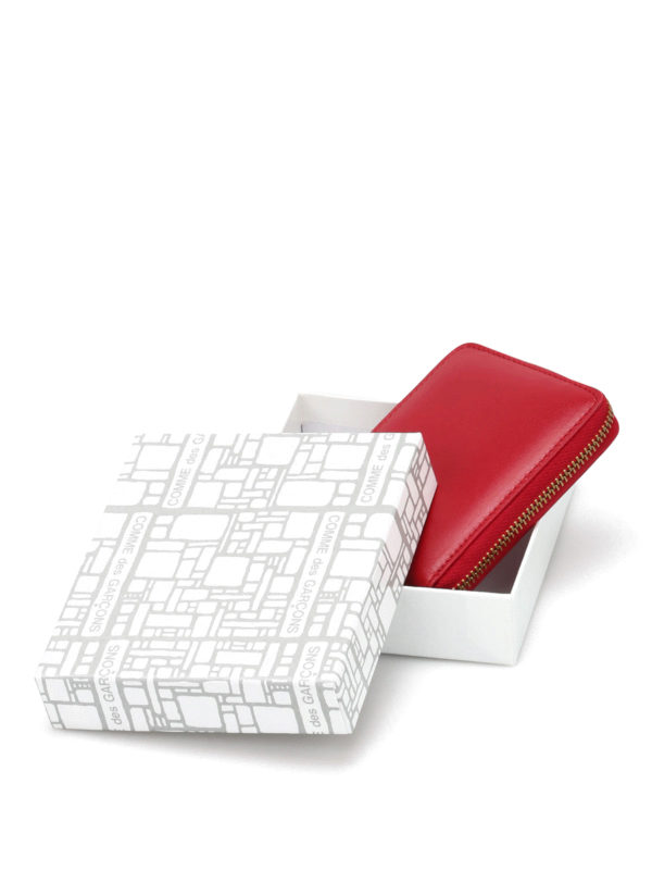 Zip around Arecalf wallet shop online: COMME DES GARCONS