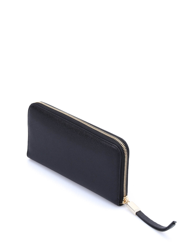 Zip-around leather wallet shop online: TOD
