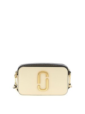 MARC JACOBS: cross body bags - The Snapshot Mini saffiano leather camera bag