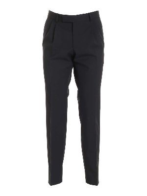 Incotex Tucks panst in blue - Blue - Men | ZR541Z9223J820