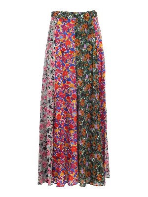 MISSONI: Long skirts - Flower and mushroom print multicolor skirt