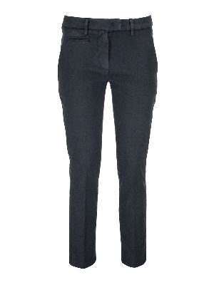 DONDUP: casual trousers - Perfect linen blend trousers