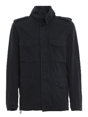 [BURBERRY]バーバリーHARGRAVE メンズナイロンジャケットBLACK Burberry Hargrave jacket - Blue - Men | 8014364 | thebs.com