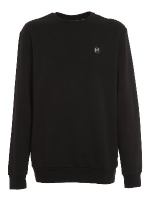 PHILIPP PLEIN: Sweatshirts & Sweaters - Logo plaque sweatshirt