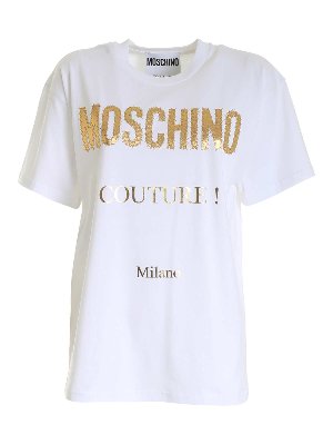 MOSCHINO: T-shirts - T-Shirt - Blanc