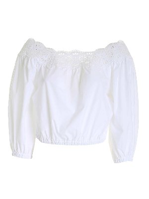 P.A.R.O.S.H.: blouses - Broderie anglaise blouse
