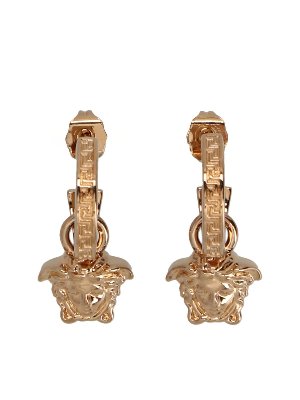 Versace Embossed greca medusa hoop earrings