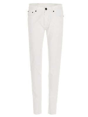 PT TORINO: straight leg jeans - Must Rock jeans in white
