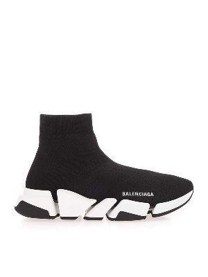 BALENCIAGA: trainers - Speed ​​2.0 sneakers in black and white