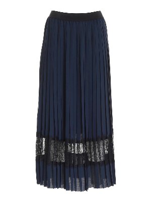 スカート a Ferretti Mikado Long Skirt Long skirt in mikado | Alberta Ferretti