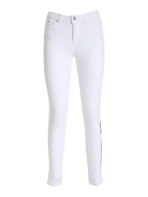 パンツ DONDUP Woman Pants White DP576GSE046DIZ1 397 Dondup Nima pants in white - White - Women | DP576GSE046DPTD000