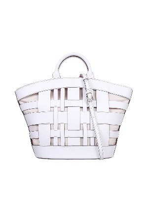 GIANNI CHIARINI: totes bags - Gea handbag in white