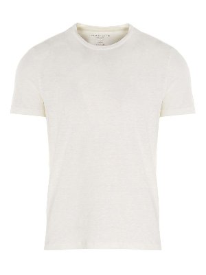 Majestic Filatures: t-shirts - Linen t-shirt in white