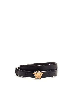VERSACE: belts - La Medusa belt in black