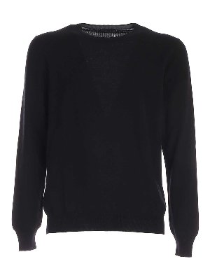 Paolo Fiorillo: crew necks - Crewneck sweater in black