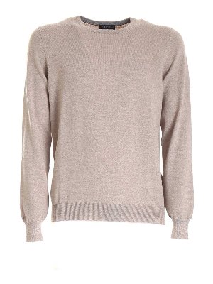 Paolo Fiorillo: crew necks - Crewneck sweater in beige