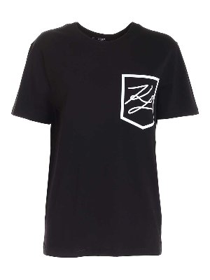 KARL LAGERFELD: T-shirts - T-Shirt - Schwarz