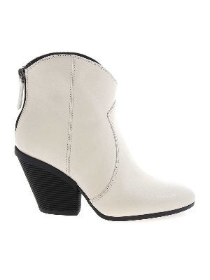 HOGAN: ankle boots - Texan ankle boots in Ecru color