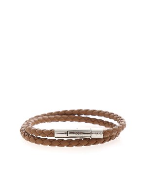 TOD'S: Bracelets & Bangles - Braided bracelet in brown
