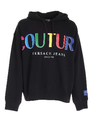 Versace Jeans Couture: Sweatshirts und Pullover - Sweatshirt - Schwarz